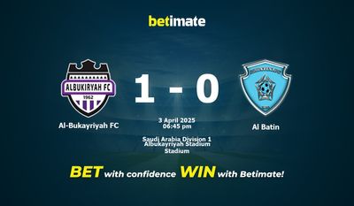 Al-Bukayriyah FC vs Al Batin Forudsigelse, odds og væddemål 04/03/2025