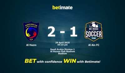 Al Hazm vs Al Ain FC Forudsigelser, odds og spiltips 29/04/2025