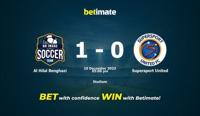 Al Hilal Benghazi vs Supersport United Forudsigelse, odds og væddemål 12/10/2023