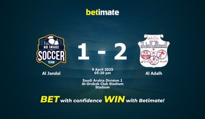 Al Jandal vs Al Adalh Forudsigelse, odds og væddemål 04/09/2025