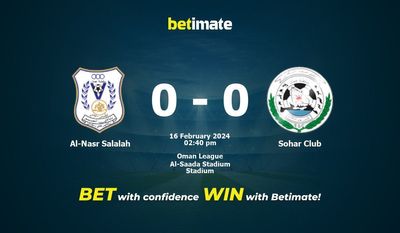 Al-Nasr Salalah vs Sohar Club Forudsigelse, Odds og Betting Tips 16/02/2024