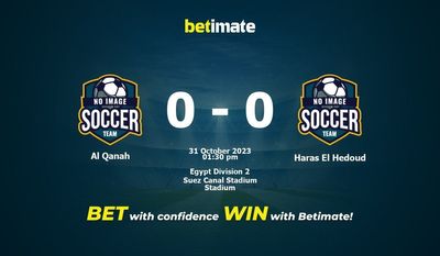 Al Qanah vs Haras El Hedoud Forudsigelse, odds og væddemål 31/10/2023