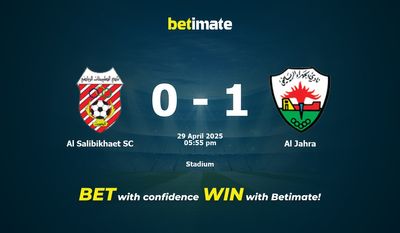 Al Salibikhaet SC vs Al Jahra Forudsigelse, odds og væddemål 29/04/2025