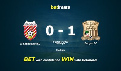 Al Salibikhaet SC vs Burgan SC Forudsigelse, odds og væddemål 10/04/2023