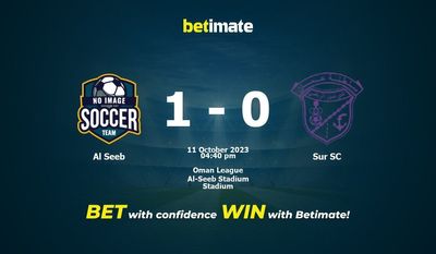 Al Seeb vs Sur SC Forudsigelse, odds og væddemål 10/11/2023