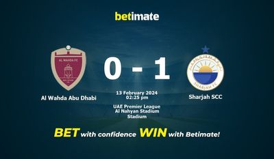Al Wahda Abu Dhabi vs Sharjah SCC forudsigelse, odds og væddemålstips 13/02/2024