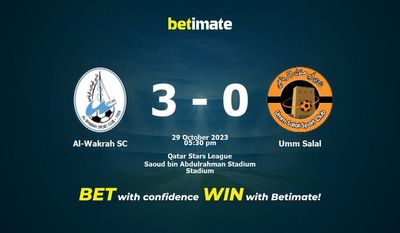 Al-Wakrah SC vs Umm Salal forudsigelse, odds og væddemål 29/10/2023