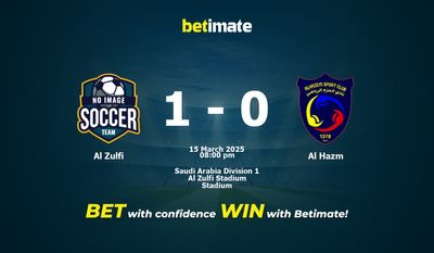 Al Zulfi vs Al Hazm Forudsigelse, odds og væddemålstips 15/03/2025