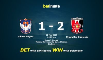 Albirex Niigata vs Urawa Red Diamonds Forudsigelser, Odds & Spiltips 05/11/2025