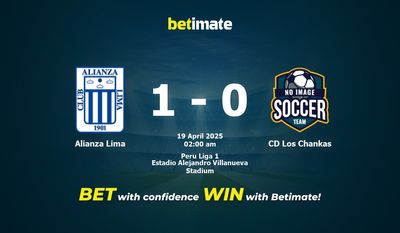Alianza Lima vs CD Los Chankas forudsigelse, odds og væddemål 19/04/2025
