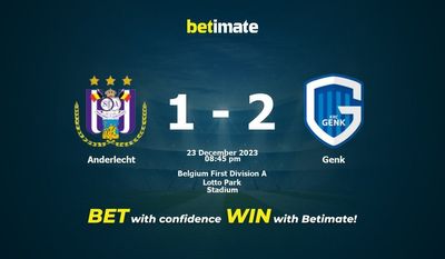 Anderlecht vs Genk Forudsigelse, odds og væddemål 23/12/2023