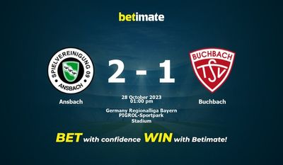 Ansbach vs Buchbach Forudsigelse, odds og væddemål 28/10/2023