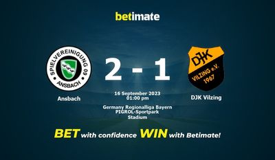 Ansbach vs DJK Vilzing Forudsigelse, odds og væddemål 16/09/2023