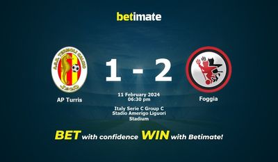 AP Turris vs Foggia Forudsigelse, odds og væddemål 02/11/2024