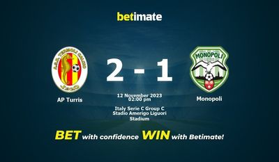 AP Turris vs Monopoli Forudsigelse, Odds & Betting Tips 11/12/2023