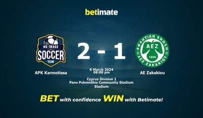 APK Karmotissa vs AE Zakakiou Forudsigelse, odds og væddemål 03/06/2024