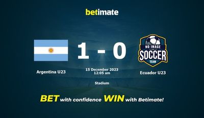 Argentina U23 vs Ecuador U23 Forudsigelse, odds og væddemål 14/12/2023