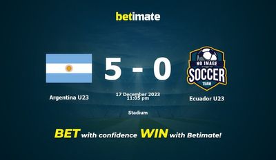 Argentina U23 vs Ecuador U23 Forudsigelse, odds & Væddemålstips 17/12/2023