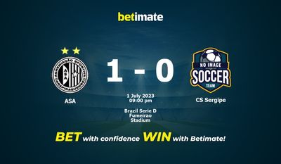 ASA vs CS Sergipe Forudsigelse, odds og væddemål 07/01/2023