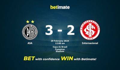 ASA vs Internacional forudsigelse, odds og væddemål 28/02/2024