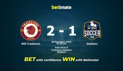 ASD Trastevere vs Gladiator Forudsigelse, odds og væddemål 20/12/2023