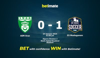 ASM Oran vs ES Mostaganem Forudsigelse, Odds & Betting Tips 24/01/2024