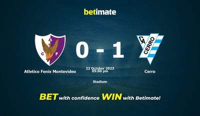 Atletico Fenix Montevideo vs Cerro Forudsigelse, odds og væddemål 22/10/2023