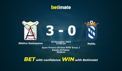 Atletico Sanluqueno vs Melilla Forudsigelse, odds og væddemål 12/10/2023