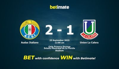 Audax Italiano vs Union La Calera Forudsigelse, odds og væddemål 24/09/2023