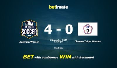 Australien Kvinder vs Kinesisk Taipei Kvinder Forudsigelse, odds og væddemål 11/01/2023