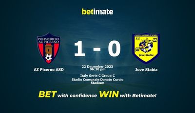 AZ Picerno ASD vs Juve Stabia Forudsigelse, odds og væddemål 22/12/2023