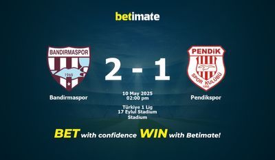 Bandirmaspor vs Pendikspor Forudsigelse, odds og væddemål 05/10/2025