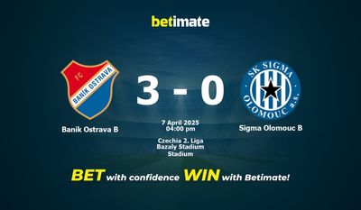 Banik Ostrava B vs Sigma Olomouc B Forudsigelse, odds og væddemål 04/07/2025