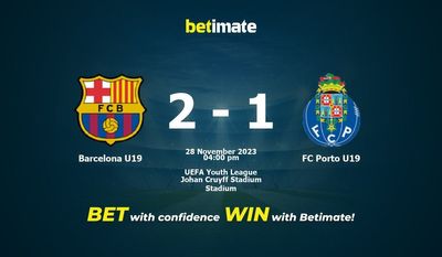 Barcelona U19 vs FC Porto U19 Forudsigelse, odds og væddemål 28/11/2023