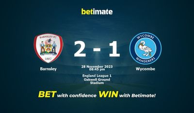 Barnsley vs Wycombe Forudsigelse, odds og væddemål 28/11/2023