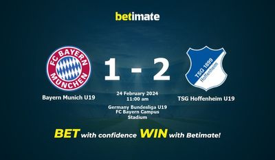 Bayern München U19 vs TSG Hoffenheim U19 Forudsigelse, odds og væddemål 24/02/2024