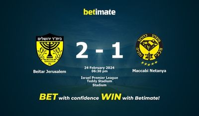 Beitar Jerusalem vs Maccabi Netanya Forudsigelse, odds og væddemål 24/02/2024