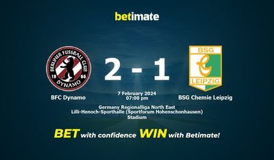 BFC Dynamo vs BSG Chemie Leipzig Forudsigelse, odds og væddemål 02/07/2024