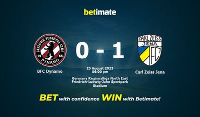 BFC Dynamo vs Carl Zeiss Jena Forudsigelse, odds og væddemål 25/08/2023