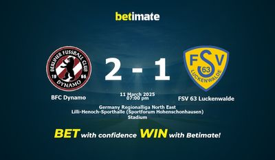 BFC Dynamo vs FSV 63 Luckenwalde Forudsigelse, odds og væddemål 03/11/2025