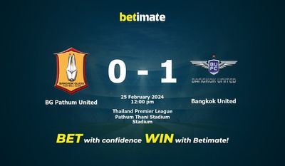 BG Pathum United vs Bangkok United Forudsigelse, odds og væddemål 25/02/2024