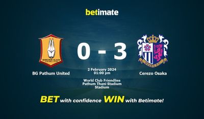 BG Pathum United vs Cerezo Osaka Forudsigelse, odds og væddemål 02/02/2024