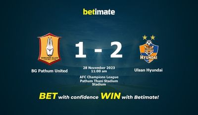 BG Pathum United vs Ulsan Hyundai Forudsigelse, odds og væddemål 28/11/2023