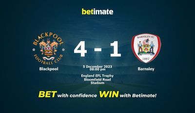 Blackpool vs Barnsley Forudsigelse, odds og væddemål 12/05/2023