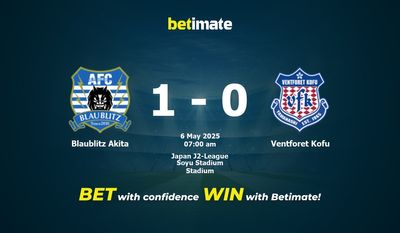 Blaublitz Akita vs Ventforet Kofu Forudsigelse, Odds & Spiltips 05/06/2025