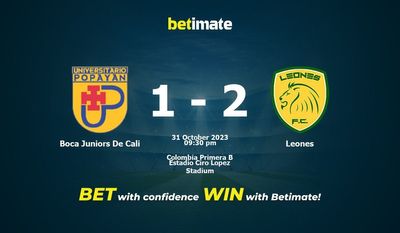 Boca Juniors De Cali vs Leones Forudsigelse, odds og væddemål 31/10/2023