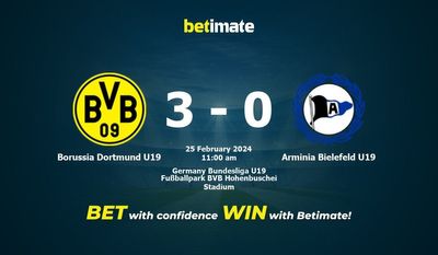 Borussia Dortmund U19 vs Arminia Bielefeld U19 Forudsigelse, odds og væddemål 25/02/2024