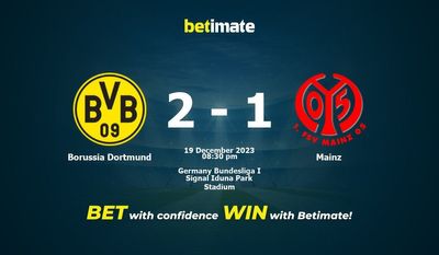 Borussia Dortmund vs Mainz Forudsigelse, odds & Spiltips 19/12/2023