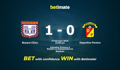 Boyaca Chico vs Deportivo Pereira Forudsigelse, odds og væddemål 02/05/2024