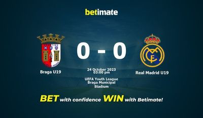 Braga U19 vs Real Madrid U19 Forudsigelse, odds og væddemål 24/10/2023